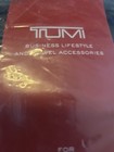 Tumi Delta First Class Amenity Kit Black Soft Case New