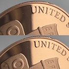2025 S Lincoln Shield Cent Rim Cud Break Die Mint Error Proof Dcam 1c Penny Coin
