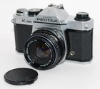 Vintage Pentax K1000 35mm Slr Film Camera W  Smc 50mm F 2 Lens - Tested Working
