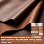 200g Leather Edge Sealer Kit Burnishing Gum Smooth Glossy Becomes Clear After
