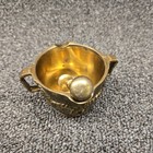 Small Vintage Mortar   Pestle - Solid Brass 3  - Apothecary Pharmacy Herbal