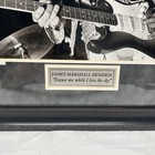 Jimi Hendrix Framed Photo Display Excusemewhile I Kiss The Sky Memorabilia 24x28