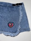 Vintage Mickey    Company Jean Skort Size 5 Minnie Mouse Heart  rare 