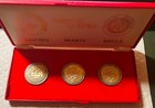 1976 Dominican Republic - Proof Silver Medal Set  3  - Founding Fahers - 2 15 Oz