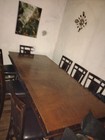 Long Dining Table Set