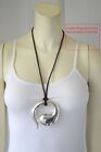 Tiffany   Co  Elsa Peretti Eternal Circle Sterling Silver Large Pendant Buckle