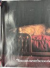 Morris The Cat 1983 Poster 9-lives You Can Never Be Too Finicky Vtg Rare Orange