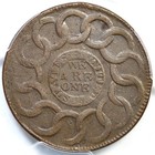 1787 13-x R-2 Pcgs Ms 61 Bn Pointed Rays Fugio Cent Colonial Copper Coin