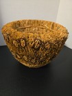 Vintage Handmade Folk Art Straw Rattan Stick Cabin Planter Pot Basket Mcm