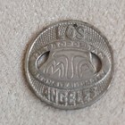 Los Angeles  Metropolitan Transit Authority Transit Token Mta One Fare