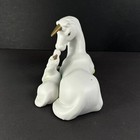 Vintage Ceramic Mom   Baby Unicorn Figurine Rainbow Colors Giftco Taiwan 80s