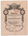 Latvia Liberation War Commemorative Medal 1918-1920   Certificate  ah 1094 