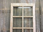 Antique French Single Door  25x83  8 Glass Panes  European Design H149