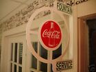 Coca Cola Nostalgic 50s Wall Flange Advertising Sign