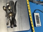 Antique Sterling   Silverplate Flatware   Grooming Tools     8 Oz Lot