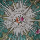 Chinese Qing Qianlong Famille Rose Porcelain Cabbage Peach Design Plate 7 1 Inch