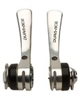 Shimano Dura-ace Sl-7700 Downtube Shifter Set 3 2x9 Nos New