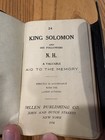 King Solomon And His Followers A Valuable Aid To The Memory 1920nh New Hampshire