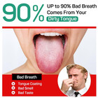 Tongue Scraper For Adults  Two Colors Designed For Couples  Cure Bad Breath  Ton