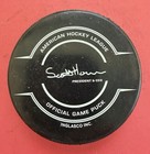 Chicago Wolves 30th Season Anniversary Ahl Official Game Puck  In Glas Co 