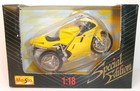 2000 Maisto Special Edition 2 Wheelers 1 18 Yellow 1999 Ducati 748 Superbike