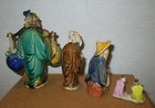 Antique Or Vintage 4 Asian  Oriental Chinese Figurines For Luck   Prosperity