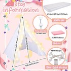 Windyun 4 Pack Kids Teepee Tent Kit With Lights And Inflatable Airbed And