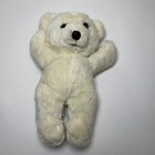 Vintage 1978 Dakin Cuddles White Polar Teddy Bear Plush Stuffed Animal 15 