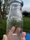 Orlando Florida Perfection Dairy Co Milk Bottle Half Pint Embossed Vintage 