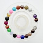 Natural Gemstone Round Beads Stretch Bracelet Healing Reiki 8mm  mixed 