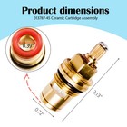 013787-45 Hot Red Rtc Faucet Cartridge Kit