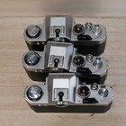 Lot Of  3  Nikon Nikkormat El 35mm Slr Film Camera Bodies  as Is 