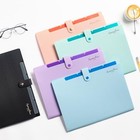  Accordion File Organizer  Letter Size Expanding File Folder With Labels  Black