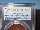 2019 Pcgs Pr70 Modified Proof Silver Maple Leaf From Pride Of 2 Nations Set Fdi