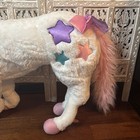 Melissa   Doug Giant Plush Unicorn 37    Tall To Top Of Horn White W pink Purple