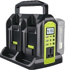 350w Portable Power Inverter 4 Ports Power Conveter For Ryobi 40v Li-ion Battery