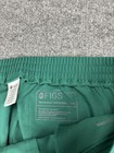 Figs Scrub Pants Womens Medium Tall Green Technical Collection Cargo Pockets Zip