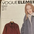 Sewing Pattern Vogue Elements 9542 Misses Coat All Sizes Uncut Sewing Pattern