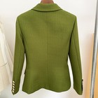 Women s Double Breasted Gold Button Slim Fit Lapel Collar Formal Blazer Jackets
