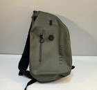 Filson Dry Bag Submersible Green Sling Shoulder Pack Pristine Condition Nylon
