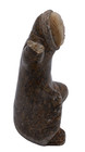 Eskimo Inuit Stone Carving Sculpture Of Spearfisherman Damaged - See Notes Pics