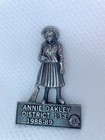 Annie Oakley Vintage Lions Club International Commemorative Lapel Pins 1988-89