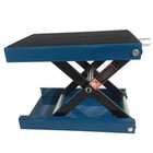 1100lbs X Dirt Bike Atv Scissor Jack Center Lift Crank Repair Stand Hd Blue