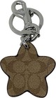 Nwt New Coach Wildflower Bag Charm In Signature Canvas C4316