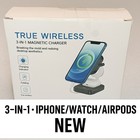 3-in-1 Wireless Charger White For Iphone Apple Watch Airpods Qi Charging Dock