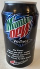 2011 12oz  Mtn Dew Soda Can   Voltage The Winner   Empty Bottom Opened