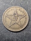 1952 Belgium Belgian Congo And Ruanda-urundi  5 Francs Coin  1 Year Type Coin