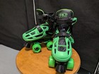 Rd Roller Derby Skates rollerblade Green black Kids Adjustable Sz 12-2
