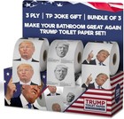 Donald Trump Toilet Paper - 3 Ply Funny Novelty Gag  200 Sheets  Prank Gift P   