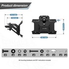 Spare Tire Carrier Fits 2018-2025 Wrangler Jl   spare Tire Maximum Diameter 40   